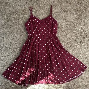Old Navy Red Polka Dot Dress. Fit & Flare Size S